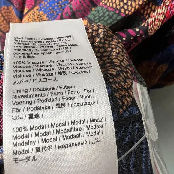 Farm Rio Dotted Macaws Maxi Dress Size Large NWT - Picture 6 of 8